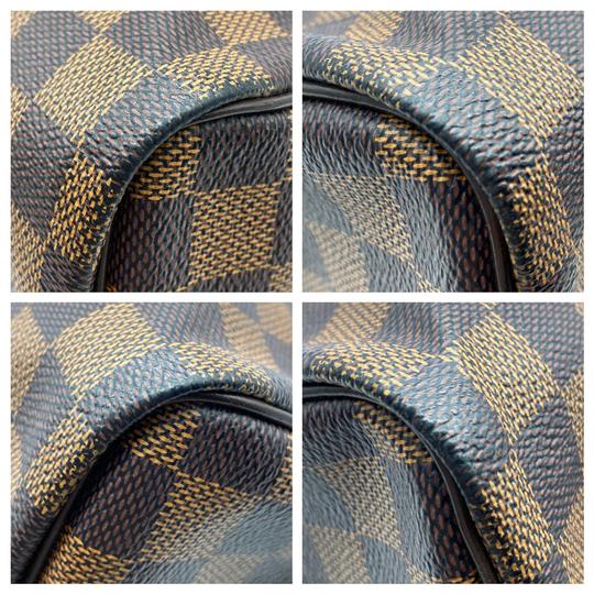 Louis Vuitton Speedy Bandouliere 30 Brown Damier Ébène Canvas Shoulder Bag