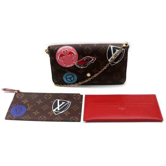 LOUIS VUITTON Monogram World Tour Pochette Felicie