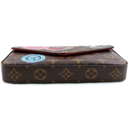 LOUIS VUITTON Monogram World Tour Pochette Felicie