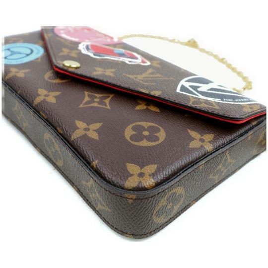 LOUIS VUITTON Monogram World Tour Pochette Felicie