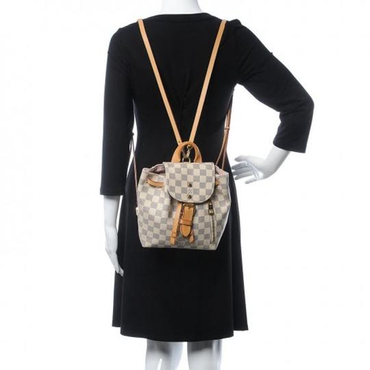 Louis Vuitton Sperone Bb 2018 White Damier Azur Canvas Backpack