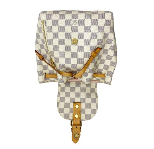 Louis Vuitton Sperone Bb 2018 White Damier Azur Canvas Backpack