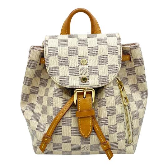 Louis Vuitton Sperone Bb 2017 White Damier Azur Canvas Backpack