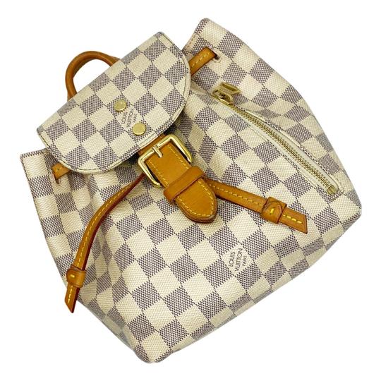 Louis Vuitton Sperone Bb 2017 White Damier Azur Canvas Backpack