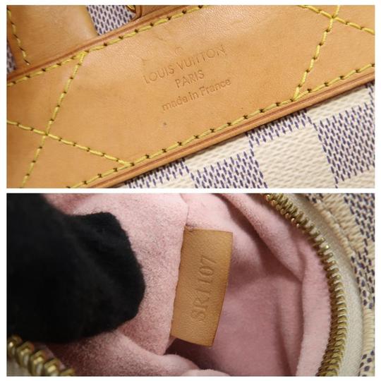 Louis Vuitton Sperone Damier Azur Bb White Canvas Backpack