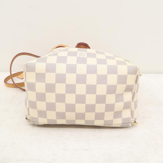 Louis Vuitton Sperone Damier Azur Bb White Canvas Backpack
