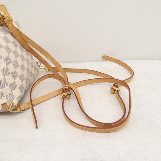 Louis Vuitton Sperone Damier Azur Bb White Canvas Backpack