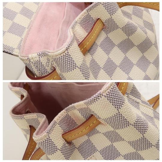 Louis Vuitton Sperone Damier Azur Bb White Canvas Backpack