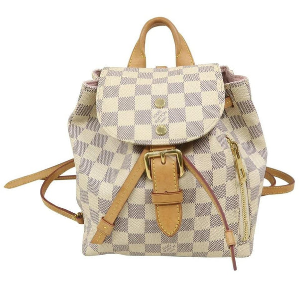 Louis Vuitton Damier Azur Sperone Backpack - Neutrals Backpacks