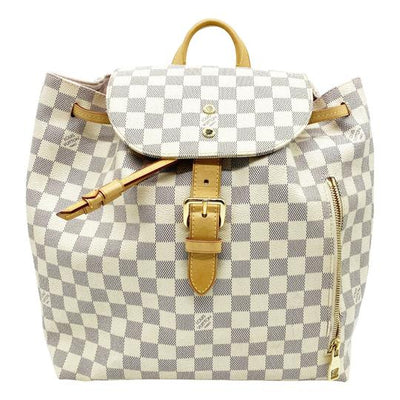 Louis Vuitton Sperone Damier Azur Bb White Canvas Backpack - MyDesignerly