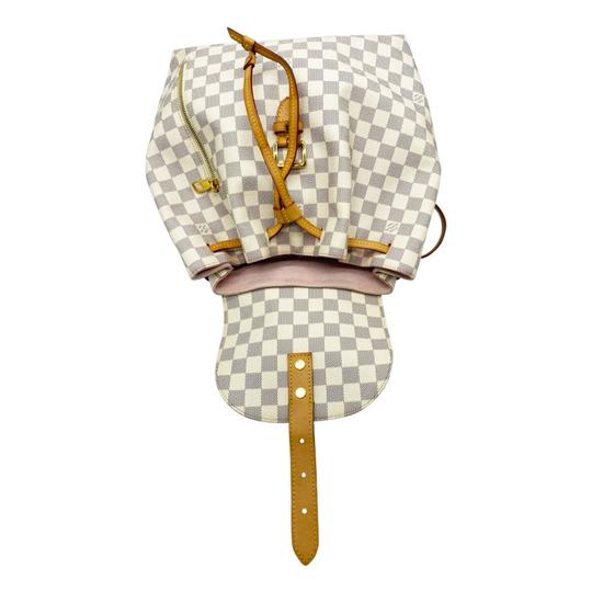 Louis Vuitton Sperone White Damier Azur Canvas Backpack
