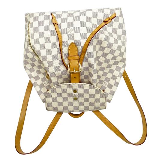 Louis Vuitton Sperone White Damier Azur Canvas Backpack