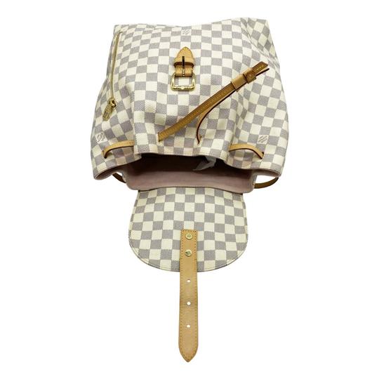 Louis Vuitton Sperone White Damier Azur Canvas Backpack
