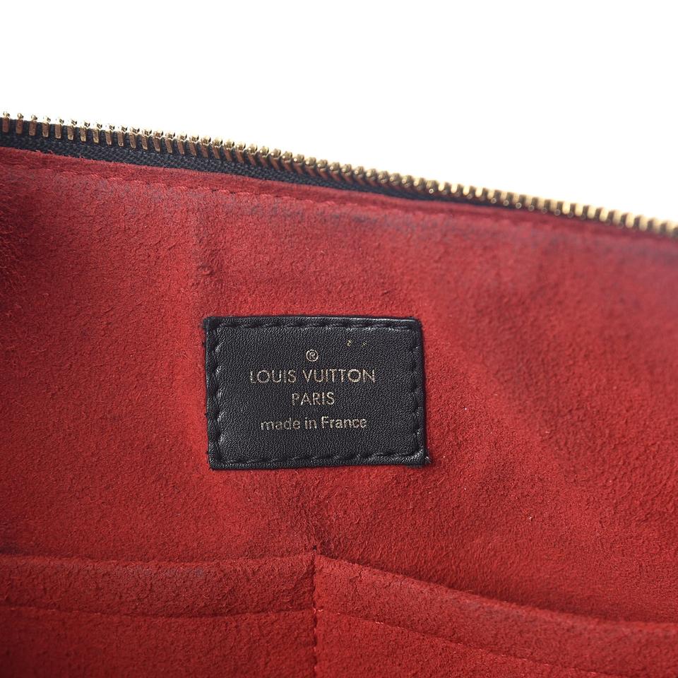 Louis Vuitton Tuileries Caramel Rouge Monogram Canvas and Calfskin Cross Body Bag