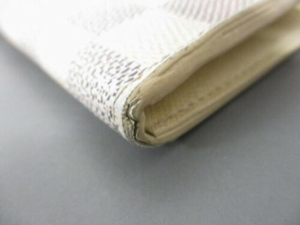 Louis Vuitton White Emilie Damier Azur Wallet