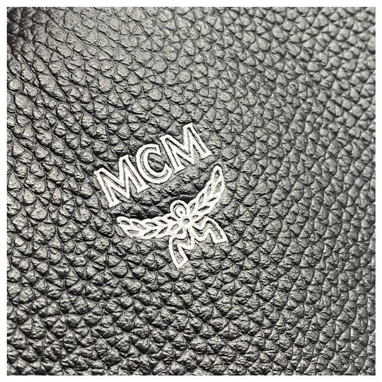 MCM Project Reversible Shopper Black Leather Tote