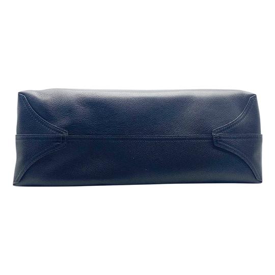 MCM Project Reversible Shopper Black Leather Tote