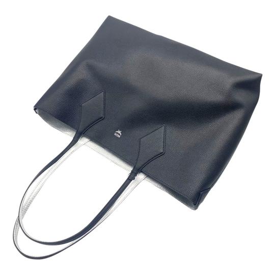 MCM Project Reversible Shopper Black Leather Tote