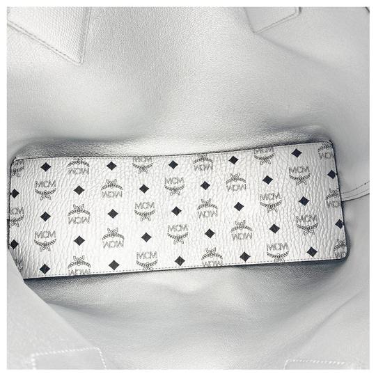 MCM Project Reversible Shopper Black Leather Tote