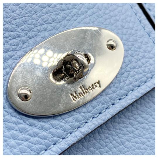 Mulberry Small Bayswater Satchel Blue Leather Shoulder Bag