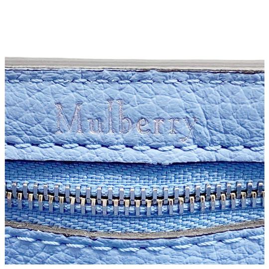 Mulberry Small Bayswater Satchel Blue Leather Shoulder Bag