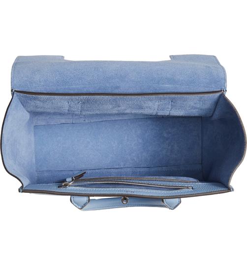 Mulberry Small Bayswater Satchel Blue Leather Shoulder Bag