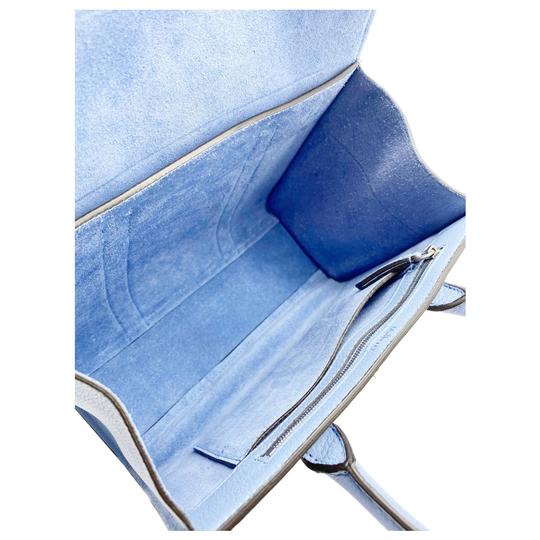 Mulberry Small Bayswater Satchel Blue Leather Shoulder Bag