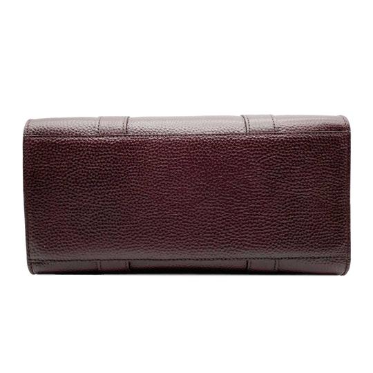Mulberry Small Bayswater Satchel Burgundy Oxblood Red Leather Tote
