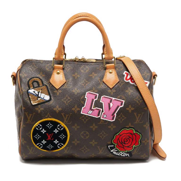 Louis Vuitton Speedy Patches Bandoliere 30