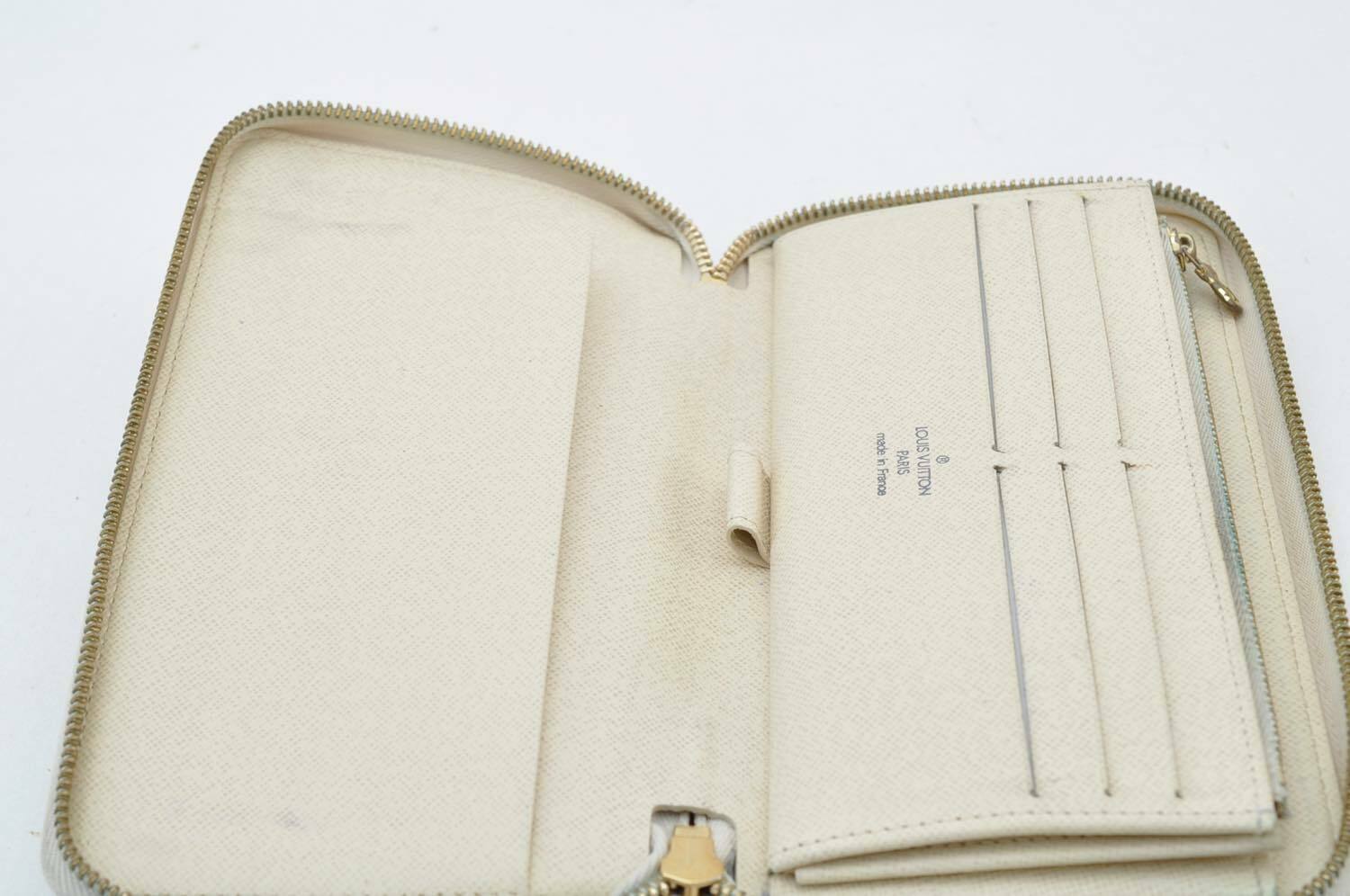 LOUIS VUITTON Damier Azur Zippy Organizer Wallet N60012