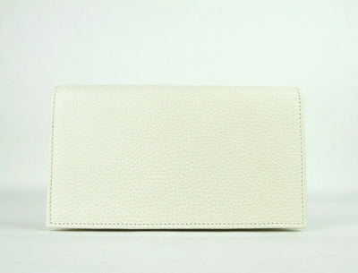 Gucci Women's Creamy White Swing Leather Crossbody Clutch Wallet