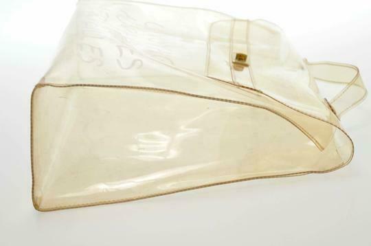 Hermès Kelly L Souvenir De L'exposition Transparent White Vinyl Satchel