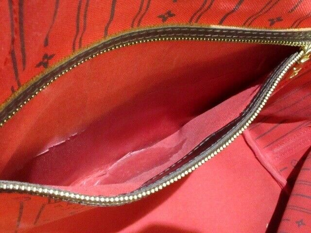 Louis Vuitton Neverfull MM Damier Ebene Tote