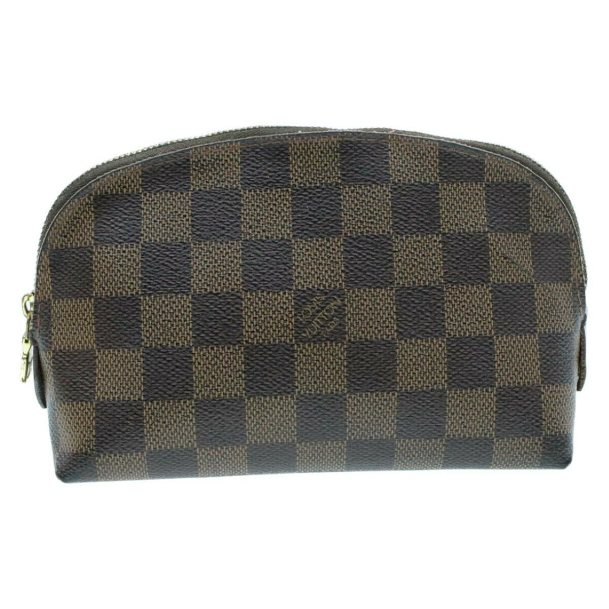 LOUIS VUITTON Damier Ebene Pochette Cosmetic PM Pouch N47516