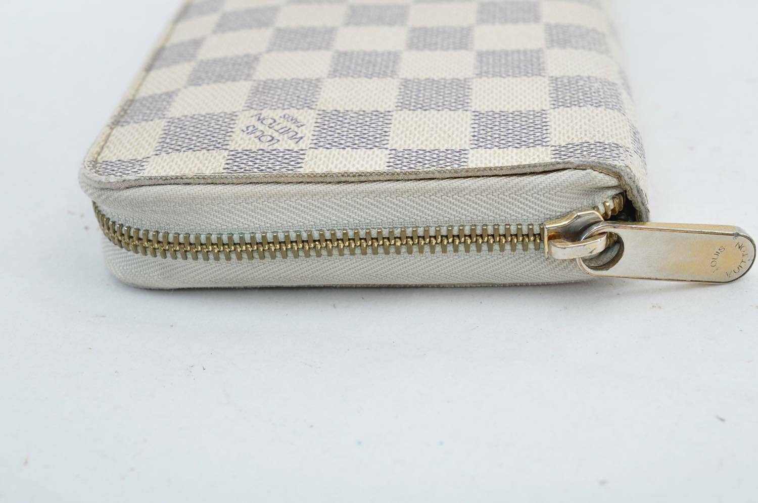 LOUIS VUITTON Damier Azur Zippy Organizer Wallet N60012