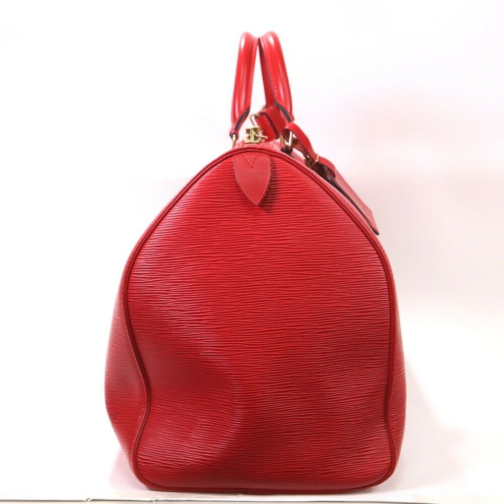 LOUIS VUITTON Epi Keepall 45 Castilian Red