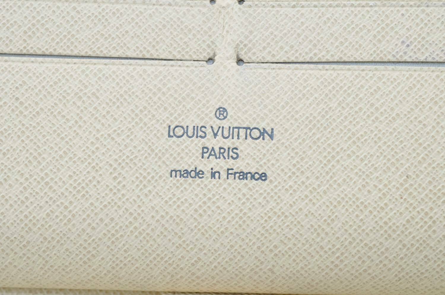 LOUIS VUITTON Damier Azur Zippy Organizer Wallet N60012