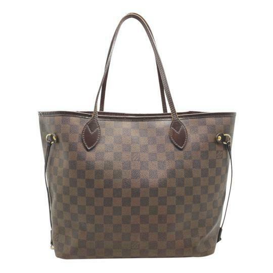Louis Vuitton Neverfull Mm Brown Damier Ébène Canvas Tote