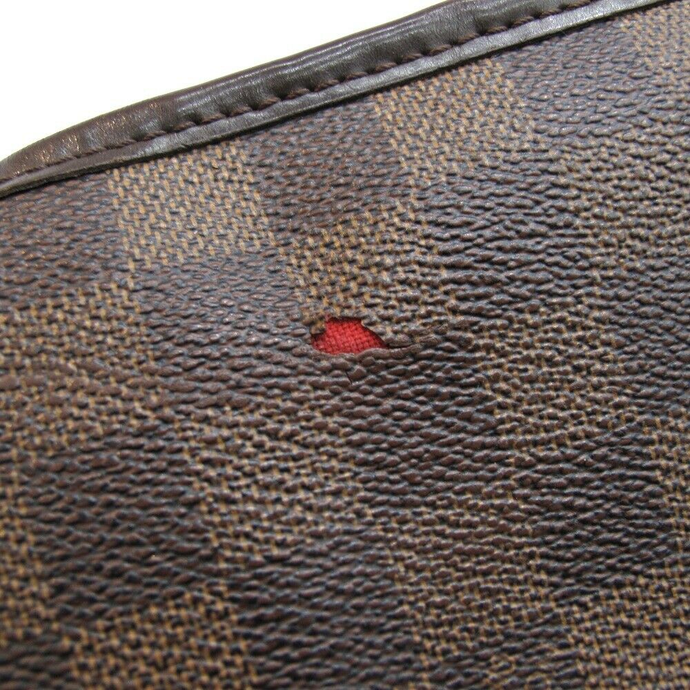 LOUIS VUITTON LV N51105 Damier Ebene Neverfull MM Tote Bag