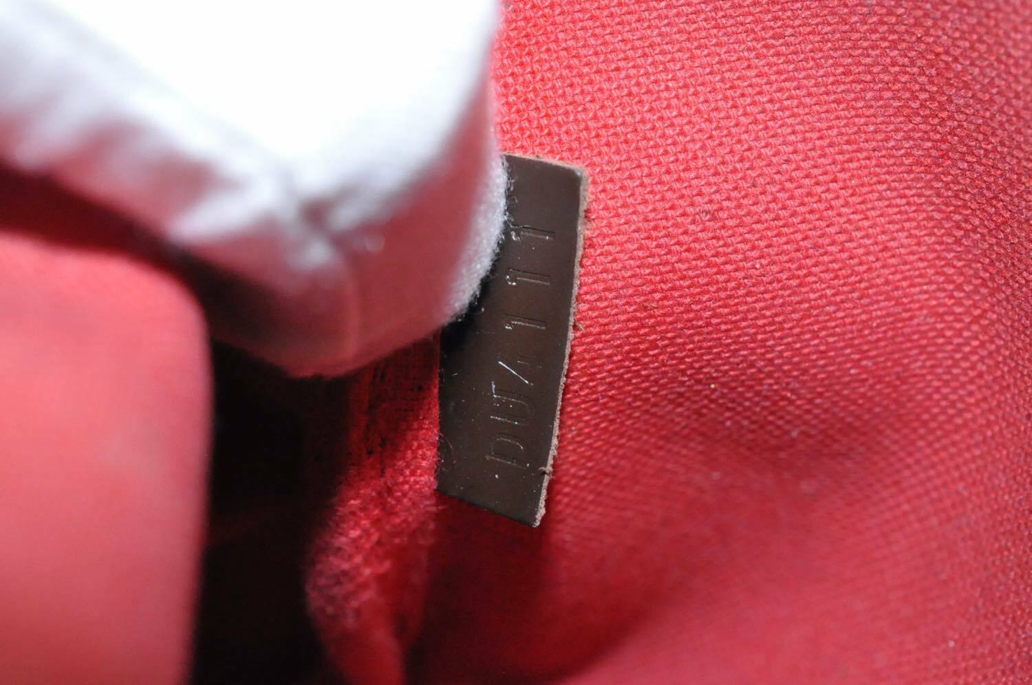 LOUIS VUITTON Damier Ebene Eva Accessories Pouch N55213 LV