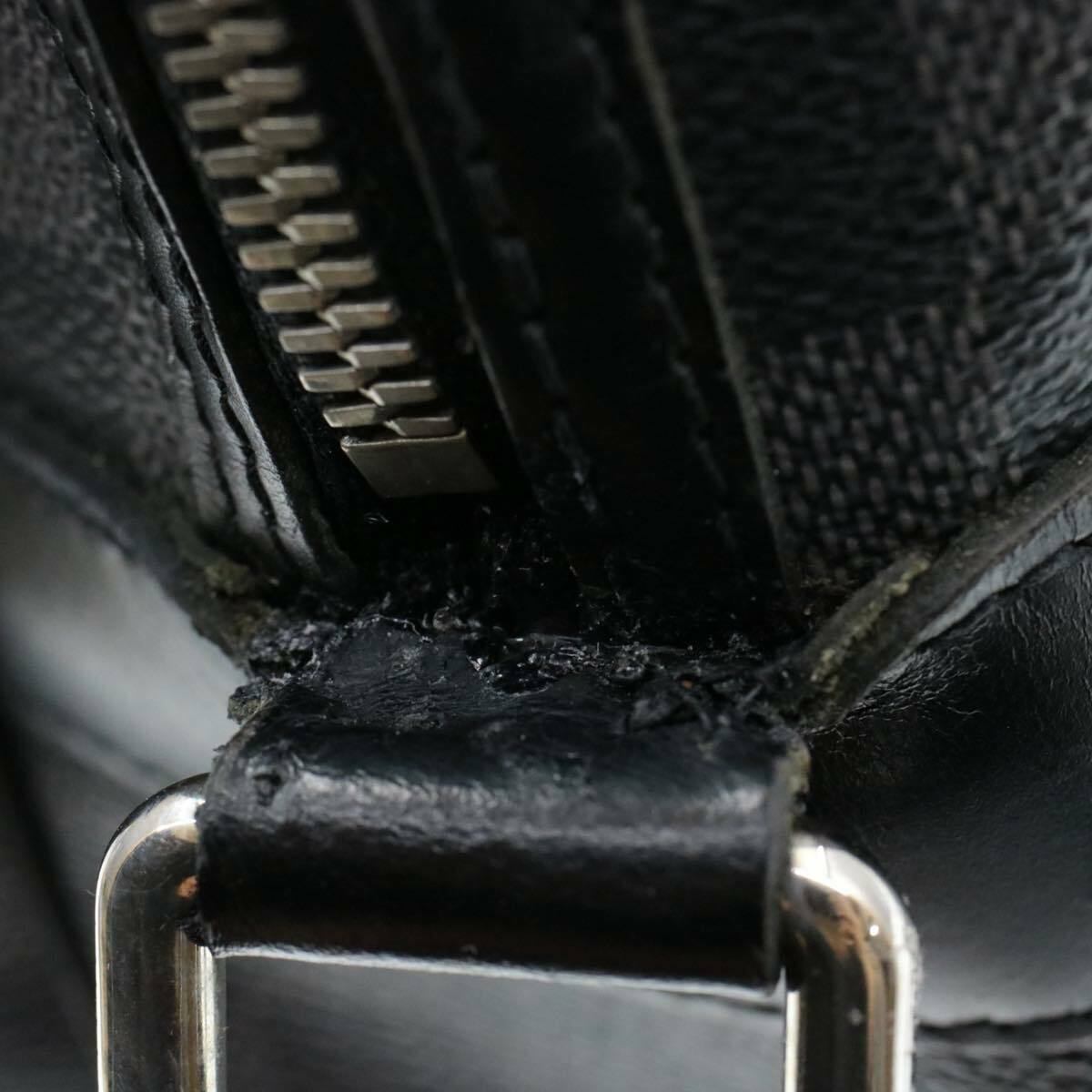 LOUIS VUITTON Damier Graphite Io Shoulder Bag N45252