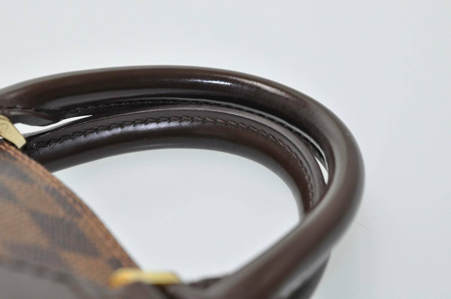 LOUIS VUITTON Damier Ebene Alma Hand Bag N51131