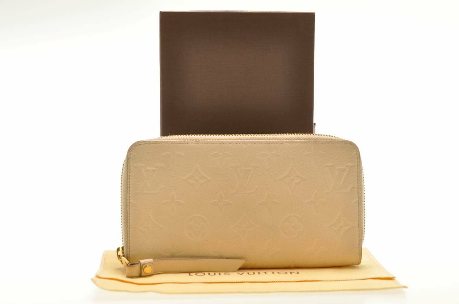 Louis Vuitton Wallet Purse Long Wallet Monogram Brown Woman Authentic Used  Y2456
