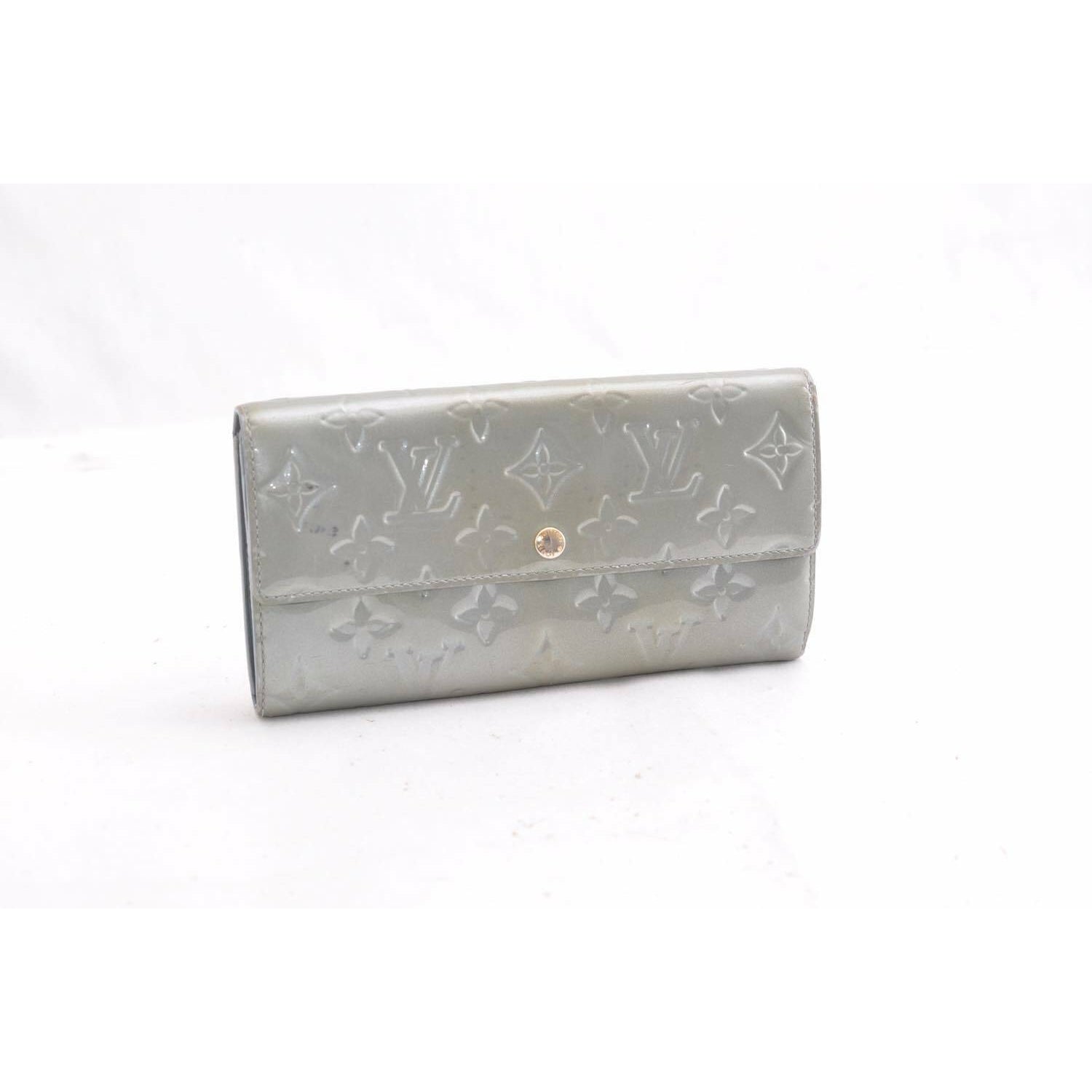 LOUIS VUITTON Vernis Portefeuille Sarah Wallet Givre M91564