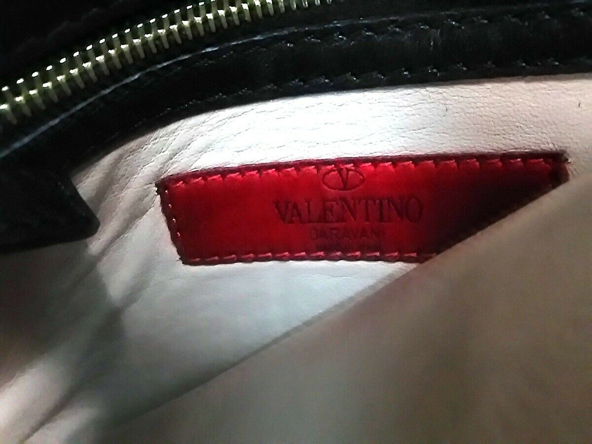 Valentino Garavani Rockstud Clutch Noir Black