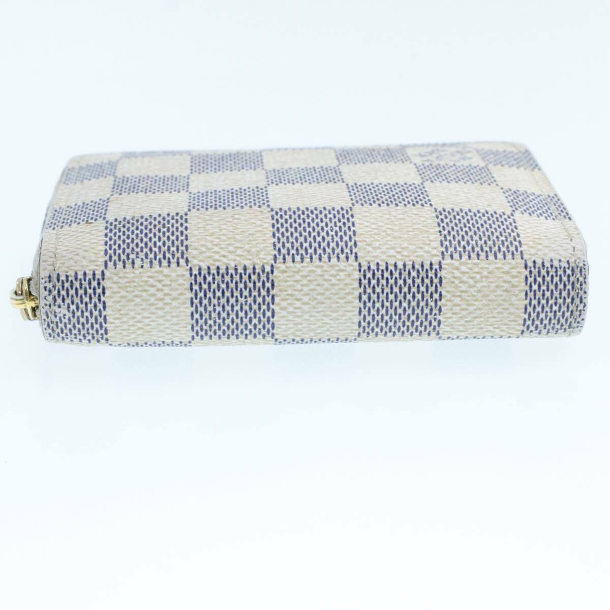 LOUIS VUITTON Damier Azur Zippy Coin Purse N63069