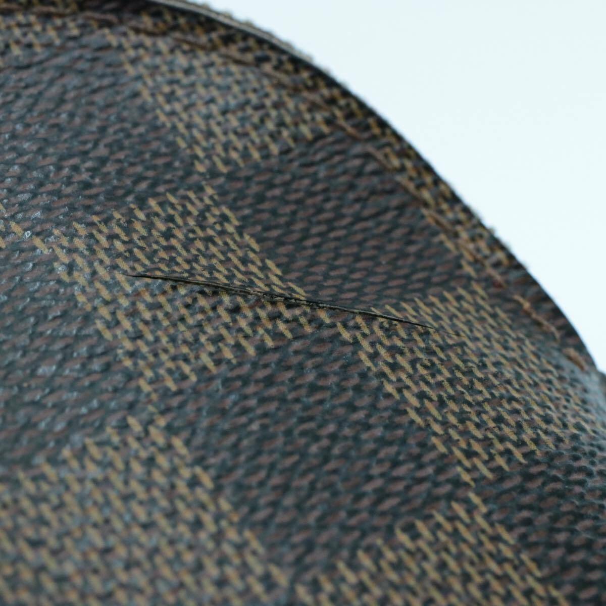 LOUIS VUITTON Damier Ebene Pochette Cosmetic PM Pouch N47516