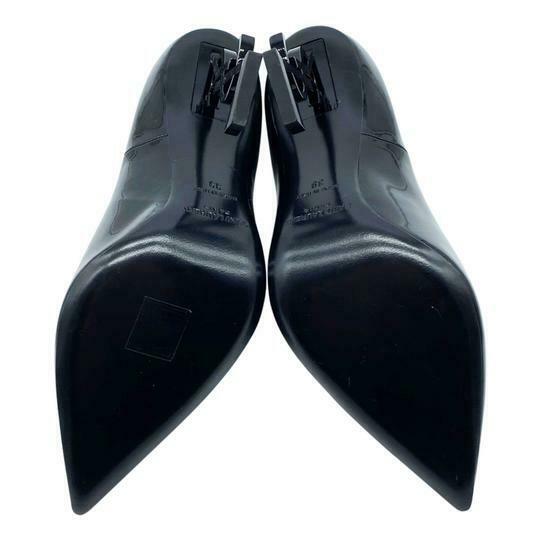 Saint Laurent Black Opium Ysl Patent Leather Pumps