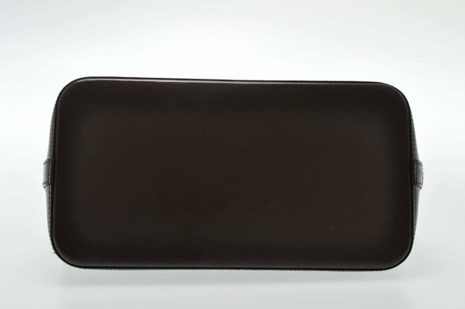 LOUIS VUITTON Damier Ebene Alma Hand Bag N51131