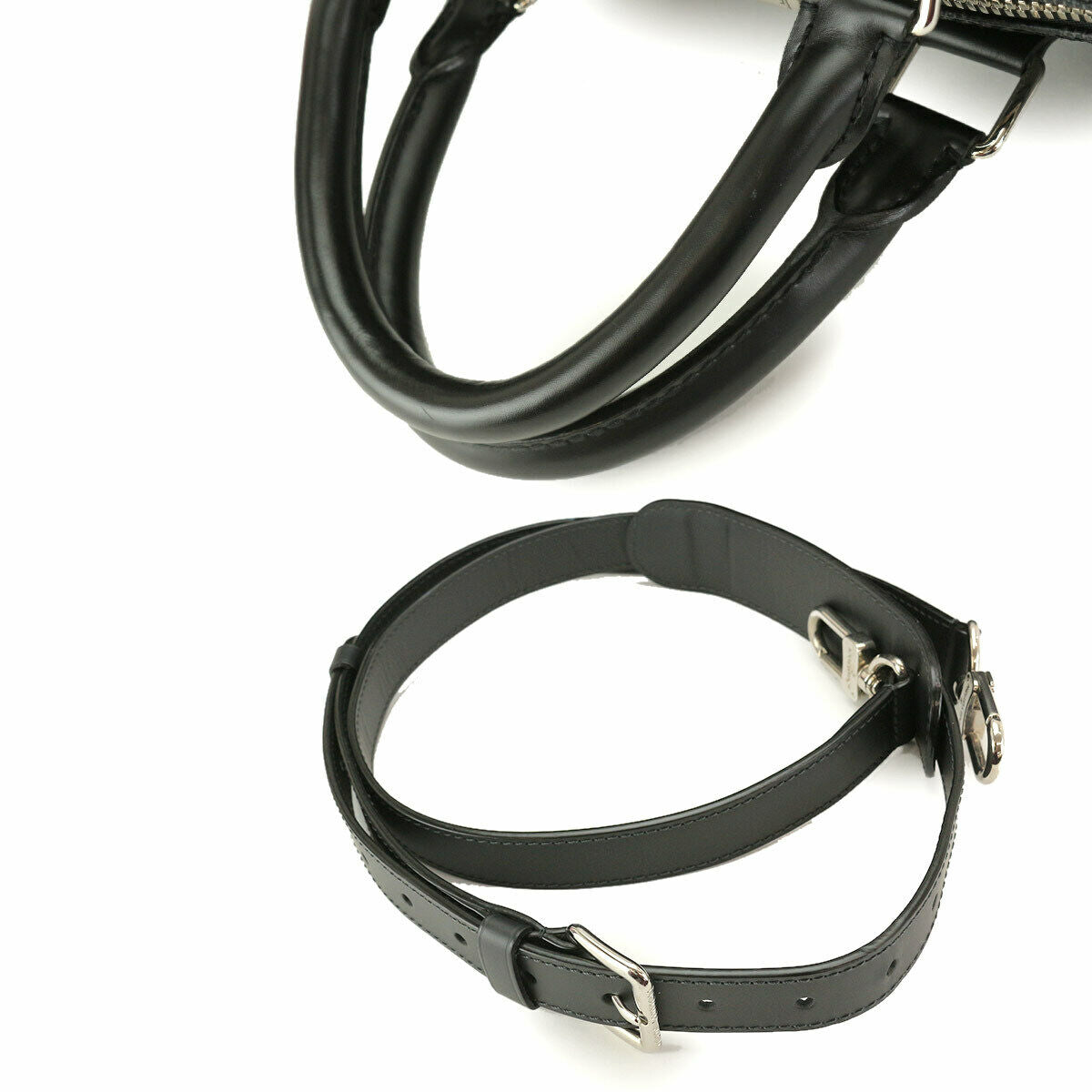 LOUIS VUITTON Damier Graphite Keepall Bandouliere 55 Duffel Bag N41413